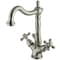 Kingston Brass KS1438AX 2-Handle Bthrm Faucet W/Brass Pop-Up & Cover Plate Nickel KS1438AX - alternate 1